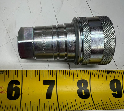 Faster NV 12-12SAE F Hydraulic Socket Coupling 1/2'' ORB x 3/4'' SAE Female Thread