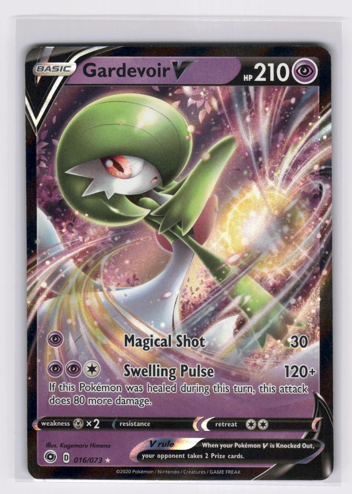 Gardevoir V Champion's Path - Pokemon NM 16/73