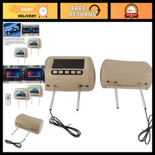 2pcs 7" HD Universal Headrest Video Player Monitor - Car Entertainment System