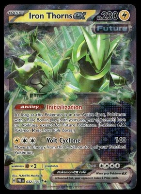 Iron Thorns ex 032/131 Holo Double Rare Prismatic Evolutions Pokemon NM