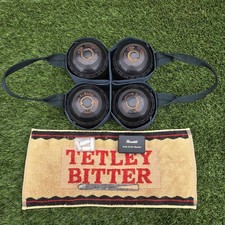 Almark Clubmaster Lawn Bowls Size 4 Medium Weight Set of 4 Henselite Bag Towel