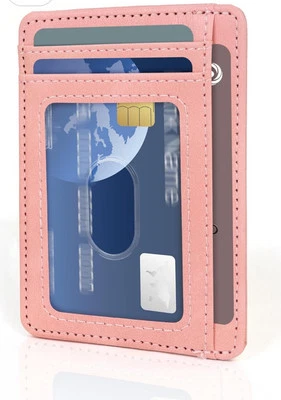 Card Holder Creative Pu Leather Wallet Multiple Card Slots Protected By POWR