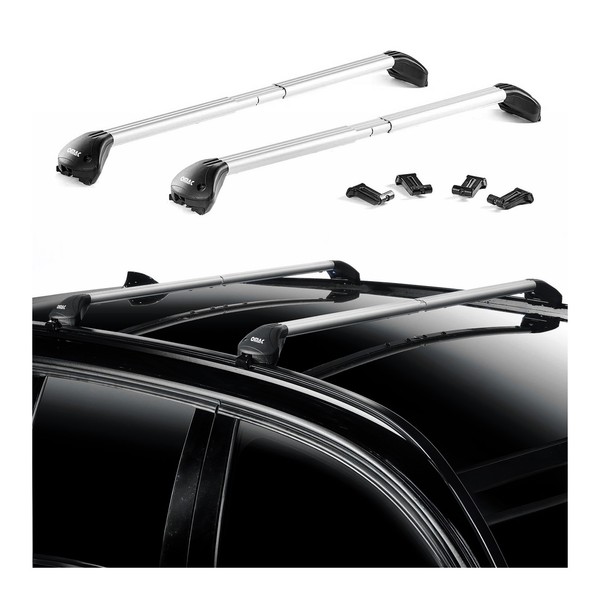 DachträGer GrundtäGer FüR Skoda Kamiq 2019-2026 100Kg Aluminium Silber 2X ABE-image