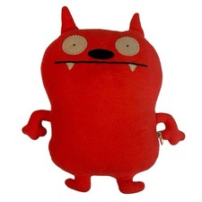 Ugly Dolls Dave Darinko 15" Red Plush Stuffed Toy 2011 Pretty Ugly