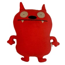 Ugly Dolls Dave Darinko 15" Red Plush Stuffed Toy 2011 Pretty Ugly