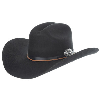 Justin Women's Wyoming Black Wool Felt Hat JUS11674-BLK