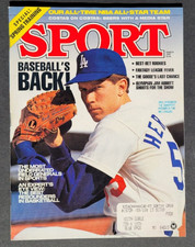 1989 SPORT Magazine DODGERS Orel HERSHISER Chicago DAYTONA 500 Bob COSTAS EX-MT