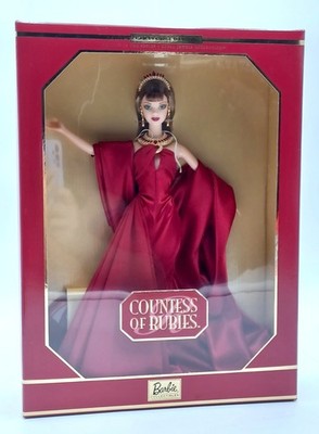 2000 Countess of Rubies Barbie Puppe / Royal Jewels / Mattel 26927, NrfB