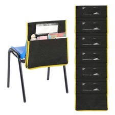 Yellow Chair Pockets Length 16.5" Width 15.4" Seat Sacks, 12 Pcs