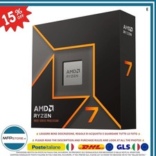 Processeur AMD Ryzen 7 9700X 8 Cœurs 5.5GHz Socket AM5 65W CPU Desktop Testé