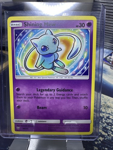 Pokémon Shining Mew 40/73 Shining Legends Holo Rare English