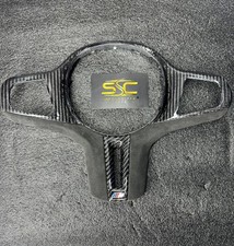 BMW CarbonFibre SteeringWheel Trim,All G-Series Models,RealCarbonFibre+Alcantara