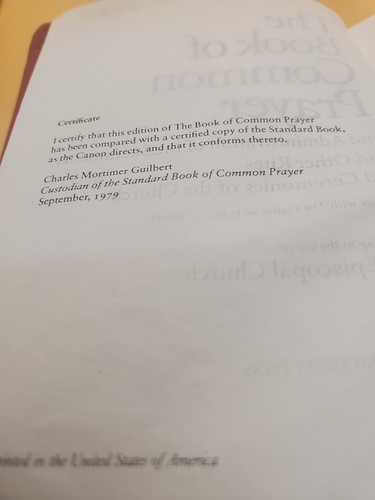 The Book Of Common Prayer 1979 Oxford University Press Softcover Red Leather - Photo 5/5