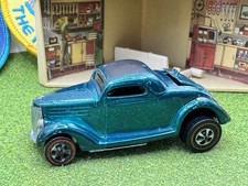 1968 Hot Wheels Redline Classic 36 Ford Coupe Aqua W Black Int. Usa Hot Rod 1968 Hot Wheels Redline Classic 36 Ford Coupe Aqua W Black Int. Usa Hot Rod