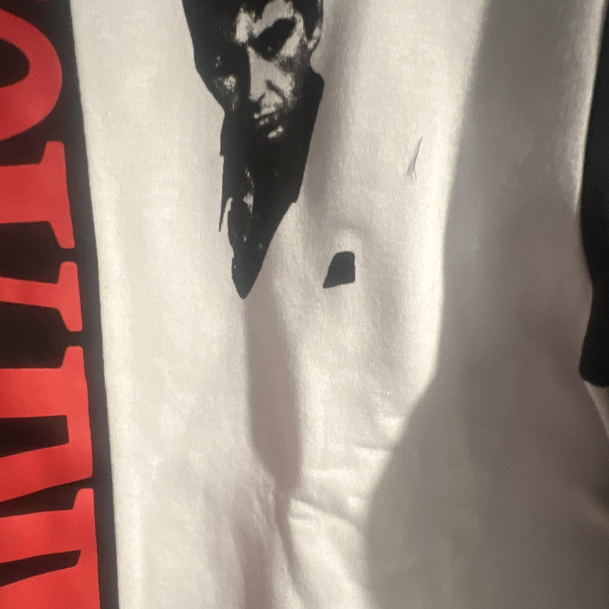 Reason Scarface Tony Montana Graphic Print Pullover Hoodie Mens L Black View 6