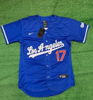 Nike Los Angeles Dodgers Shohei Ohtani #17 Blue White Red MLB
