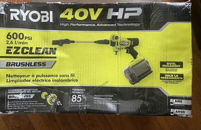#ad RYOBI 40V HP Brushless EZClean 600 PSI Cold Water Power Cleaner Only $79.99