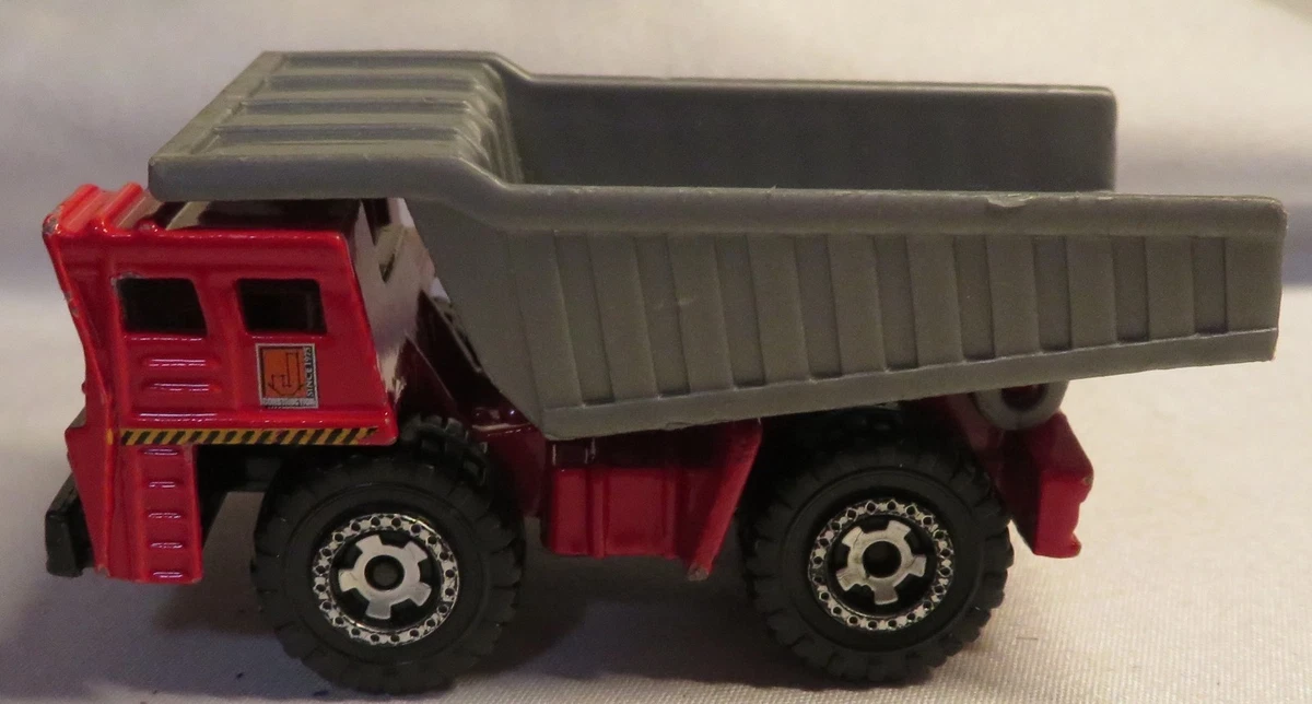MATCHBOX No.40 ダンプトラック Amazon | Matchbox Man TGS 18.440 赤 27/100 MBX 建設 11/20 ダンプ