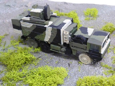 Roco Minitanks Modern German MAN 7 Ton 6x6 Roland LVB Truck Lot #9320B 