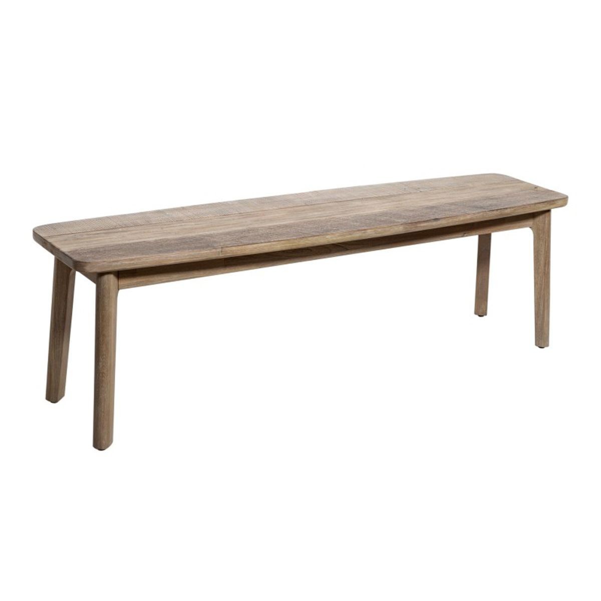 Banc design en bois clair Banila 150cm pour créer une entrée scandinave chaleureuse