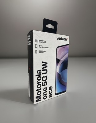Motorola Moto one 5G UW Ace XT2113-1 64GB  Black / Grey VERIZON ONLY Cell Phone