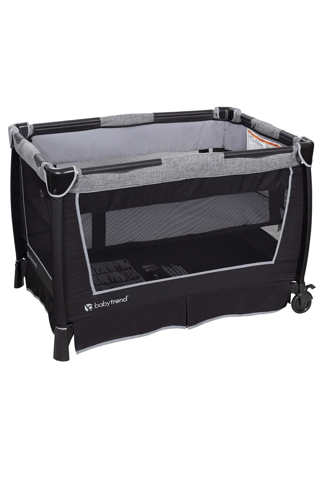 Baby Trend Retreat Twin Nursery Center w/2Bassinets & Changing Table, Quarry