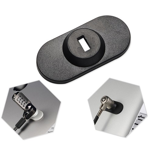 Security Notebook Laptop Lock Protection Anti-theft Tablet Lock Hole Base _dy - Afbeelding 2 van 7