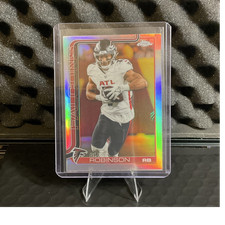 Topps 2025 Topps Chrome Bijan Robinson Refractor #16 Atlanta Falcons NFL