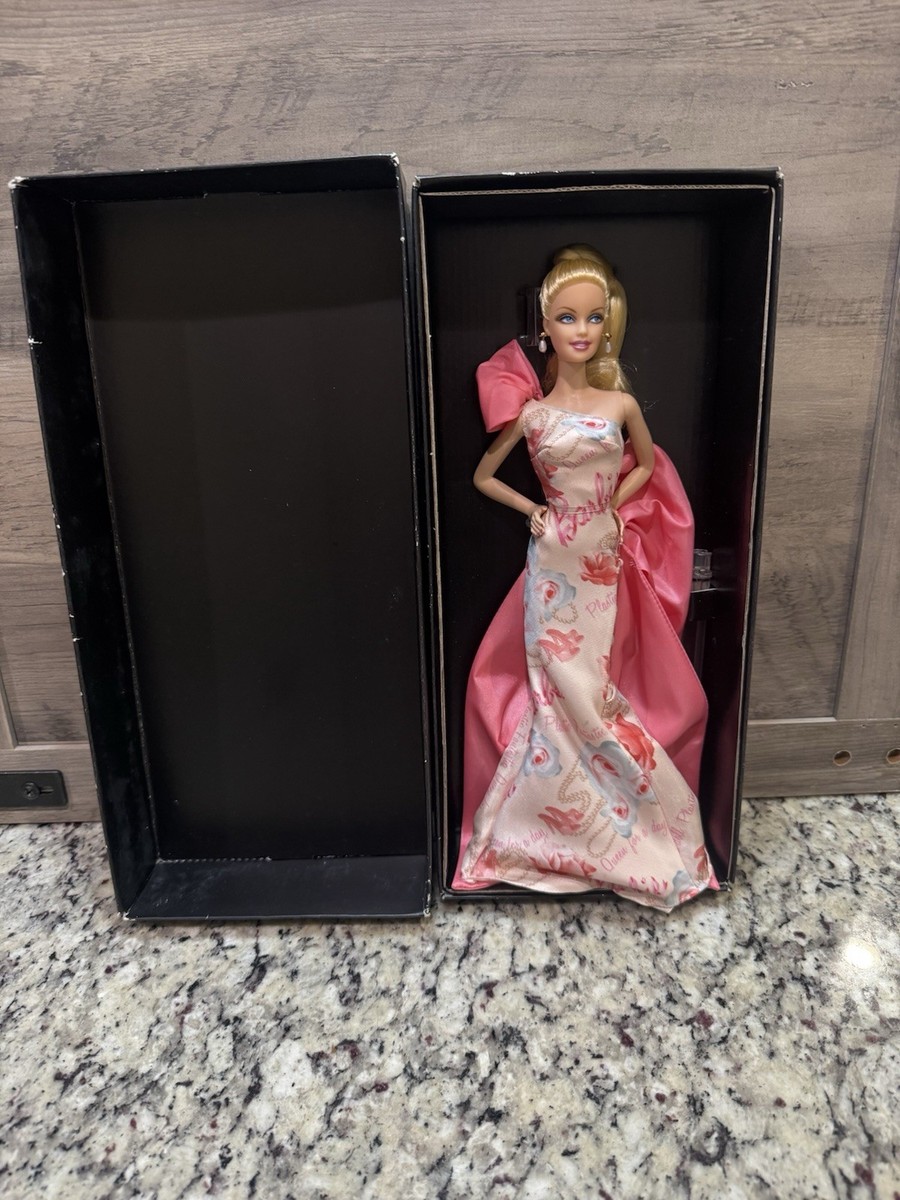 2010 Rose Splendor Barbie Doll Avon Exclusive Pink Label Robert