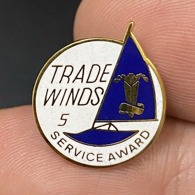 VTG Trade Winds Service Award Hat Lapel Pin 