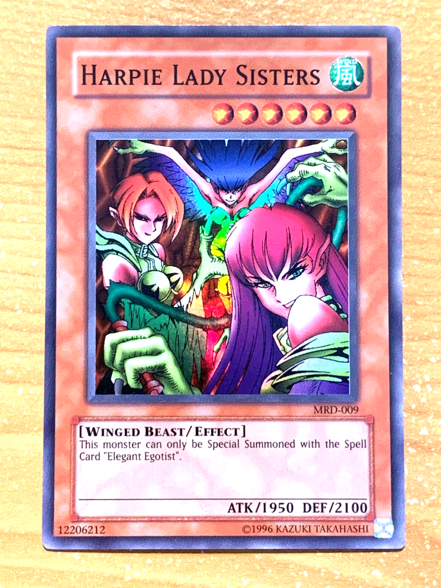 yugioh Harpie Lady Sisters MRD-009 Unlimited Edition Super Rare