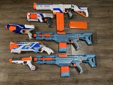 NERF Lot- Sharpfire, Disruptor, Strongarm, Roughcut 2x4, Retaliator,Echo