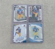 Omarion Hampton [4 CARD LOT] Panini Prizm, Mosaic, Absolute Football (RC)