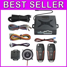 Smart Push to Start Ignition & PKE Alarm System for Enhanced Vehicle Security