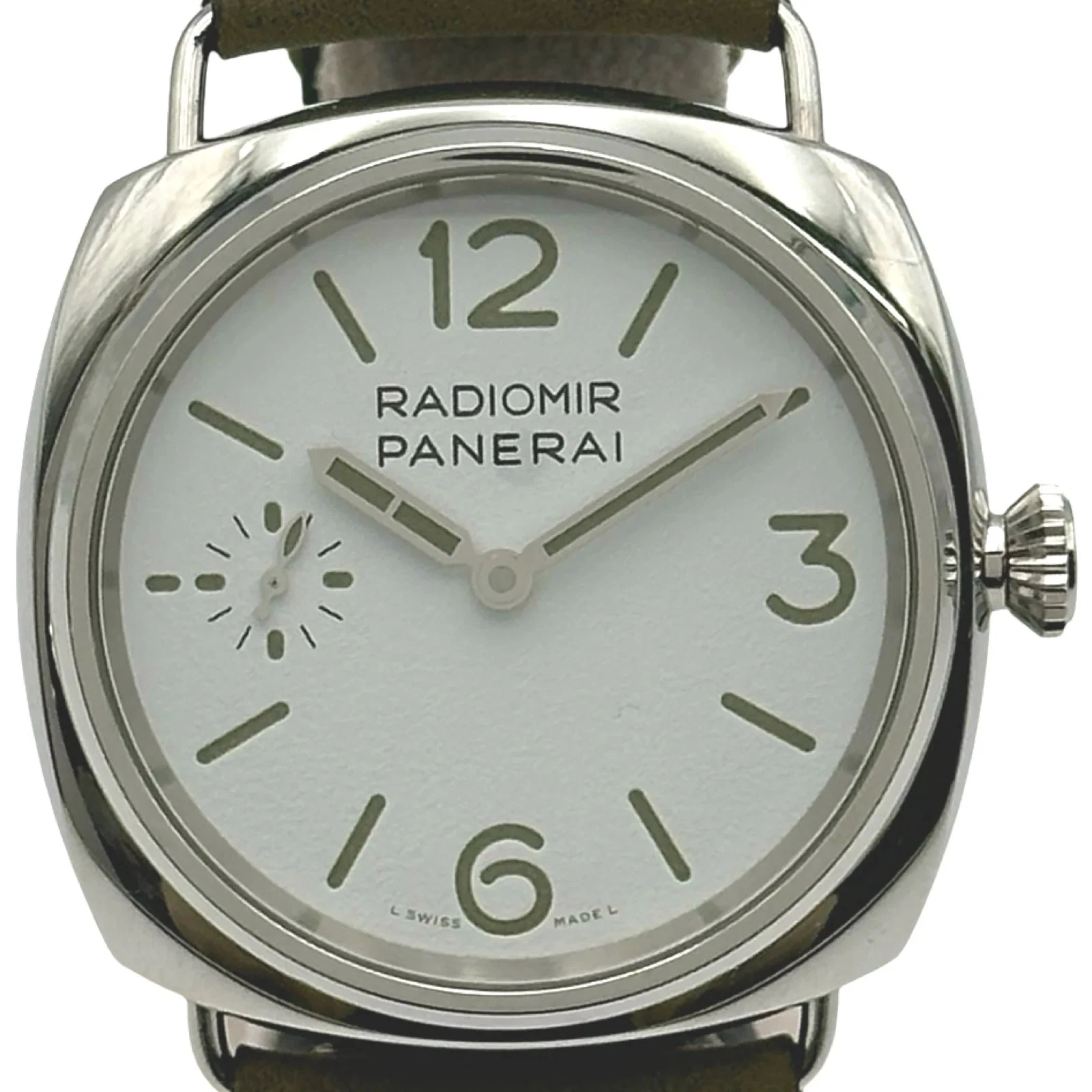 Panerai — PANERAI PAM01384 44mm SS White Dial Hand-Winding Watch 2023 #OKW1939