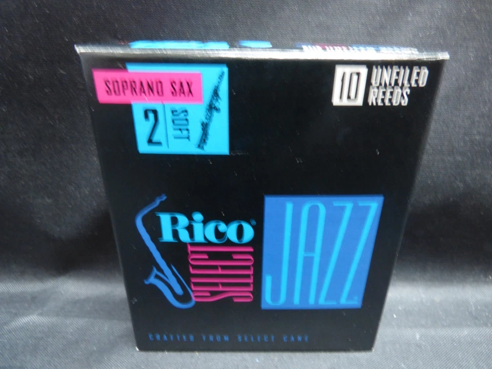Rico. Jazz Select. Soprano Saxophone Reeds. Single Reeds. Soft to Hard - Image 2 of 4