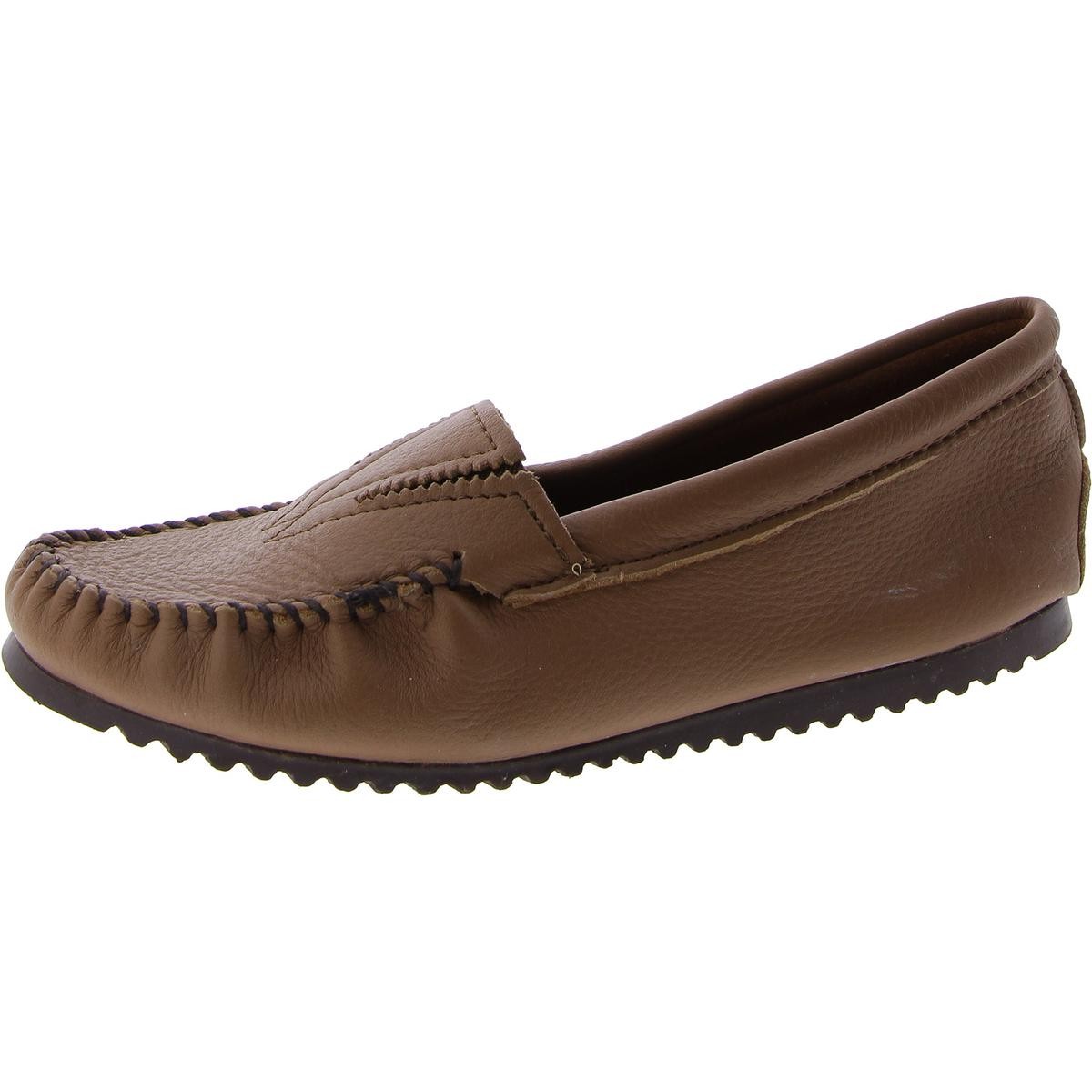 Женские коричневые мокасины из искусственной кожи Minnetonka 7 Medium BM BHFO 6857 2690₽