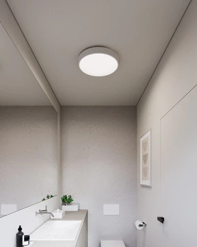 Sonneman 2747 Pi 16"W 1 Light LED Flush Mount Ceiling Fixture - Bronze - Picture 5 of 7