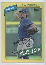 2014 Topps Archives Gold 46/199 RA Dickey #89 0a1