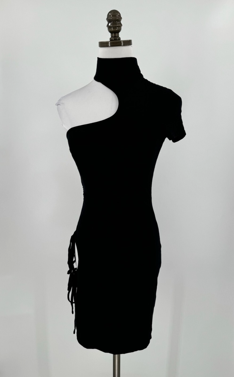 i am gia black cut out dress I.AM.GIA Lara Long Sleeve Cutout Dress, Size