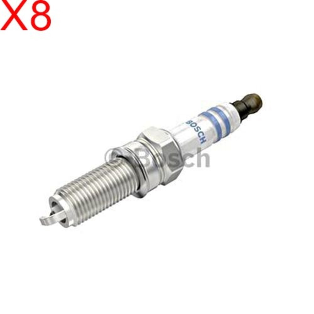 x8 pcs BOSCH Spark Plug For HYUNDAI FIAT I10 I20 I30 500 C Panda Van 0242135554