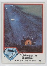 1978 Topps Superman The Movie Landing of the Spaceship #66 0ka4