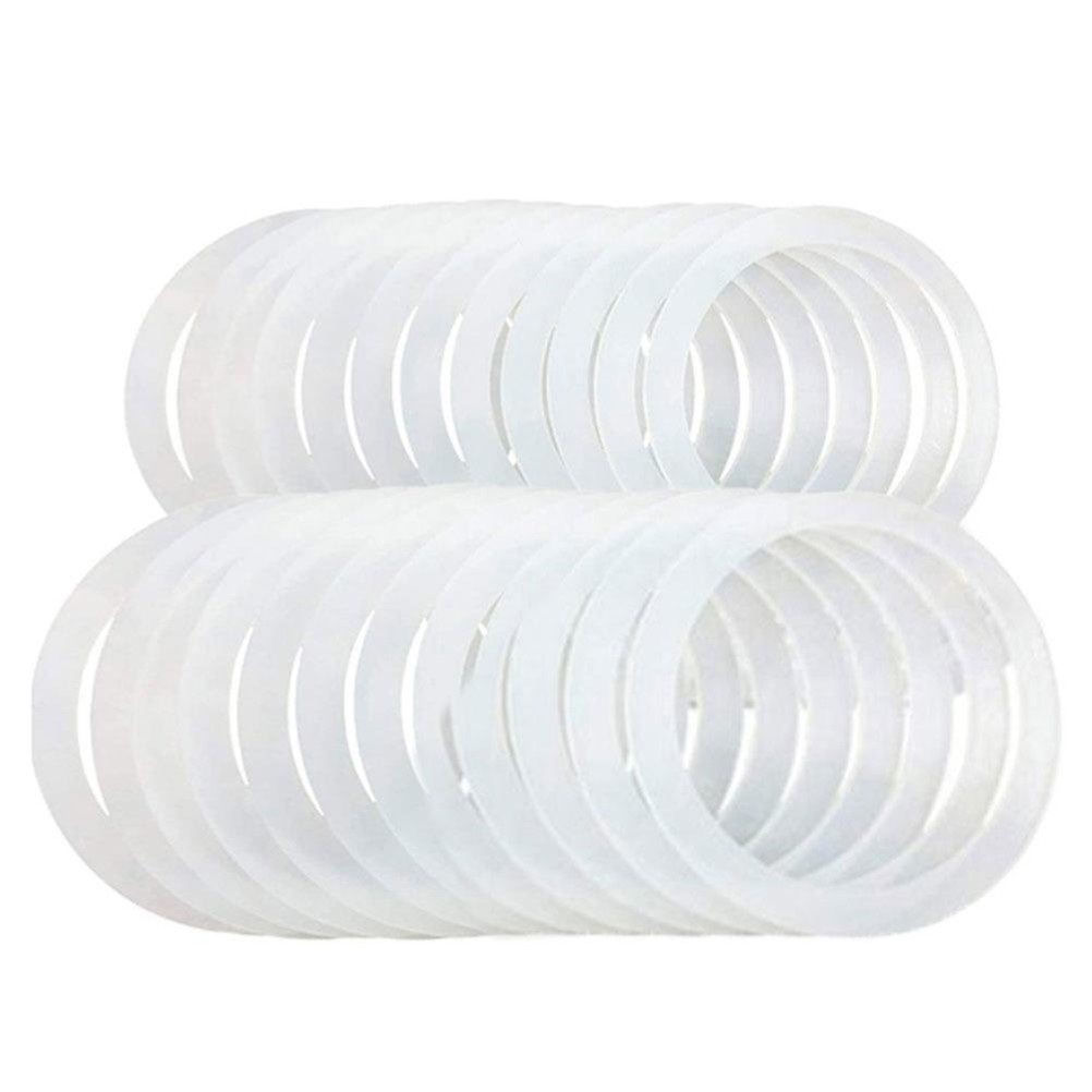 10Pcs Silicone Jar Gaskets Replacement Airtight Silicone Gasket Sealing Rings F