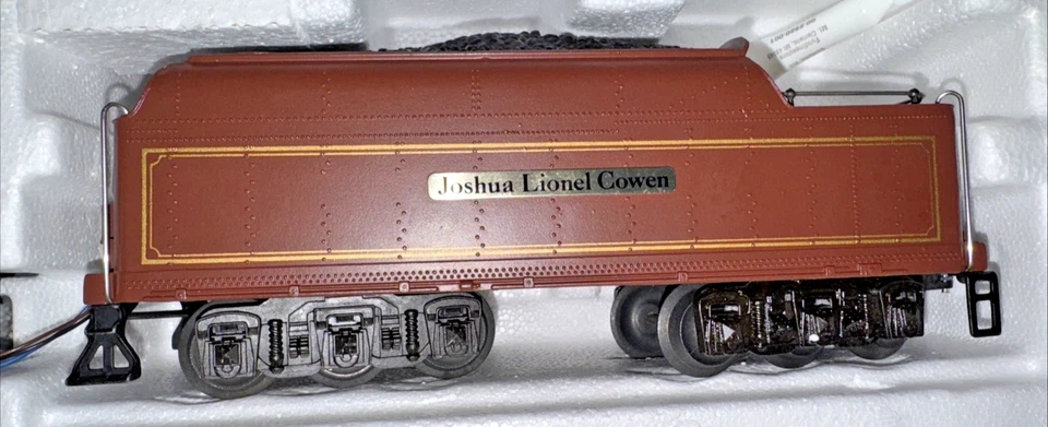 LIONEL O-GAUGE 6-8210 JOSHUA LIONEL COWEN 4-6-4 HUDSON STEAM LOCO & TENDER - Image 3 of 4