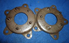 2 Steel Vw Wheel Adapters 5 X 4.5 716 Studs