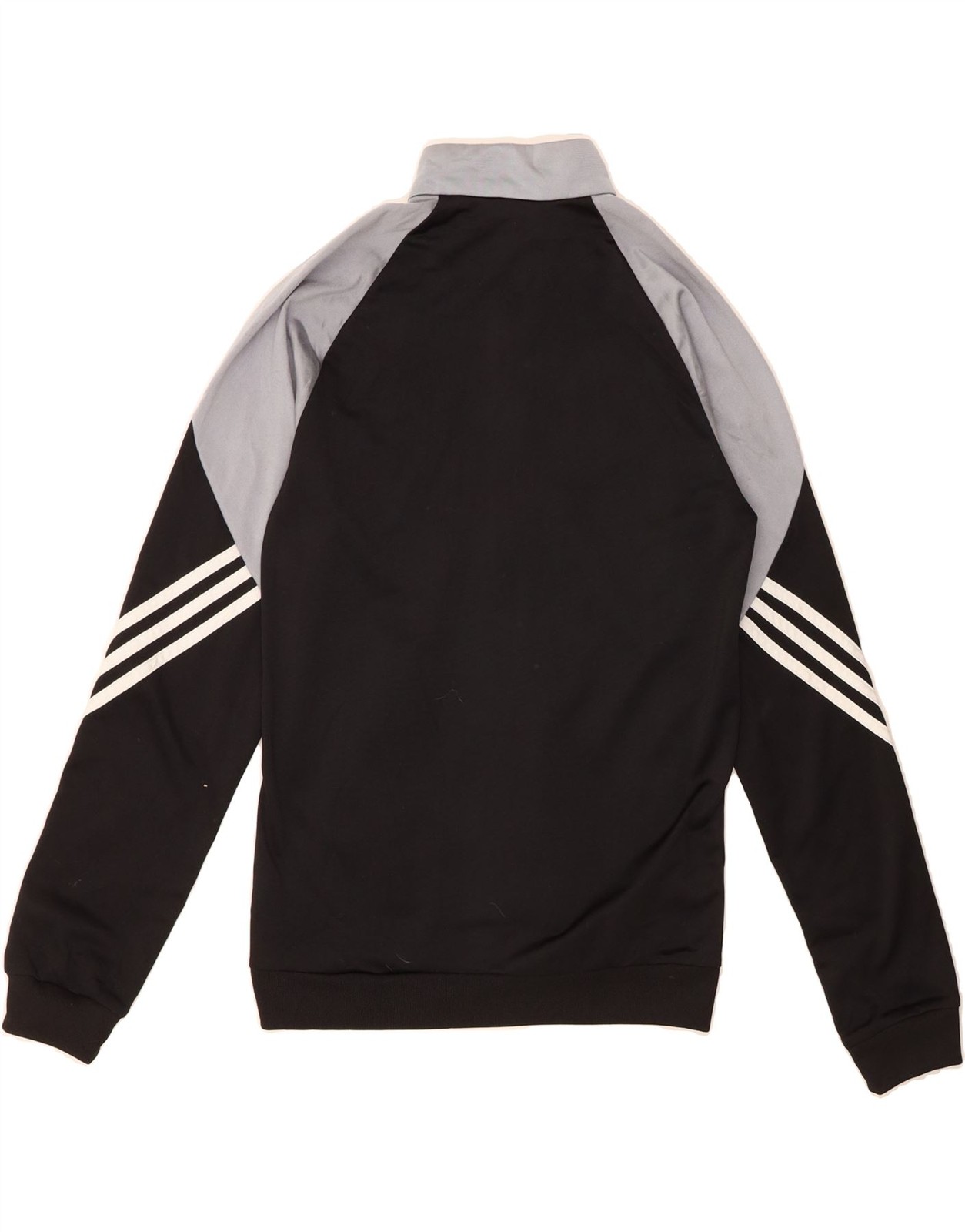 ADIDAS Mens Tracksuit Top Jacket XS Black Colourblock Polyester BW03 thumbnail 2