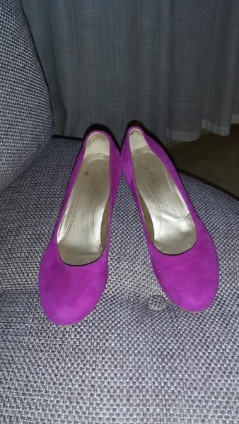 Women Gabor Heels Lilac Suede 37