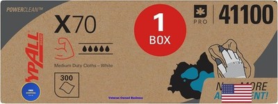 WypAll X70 Extended Use Reusable Cloths (41100), Flat Sheet Box, Long Lasting