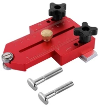 Thin Rip Jig Table Saw Accessory with Push Block Taper and Featherboards