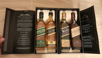 Johnnie Walker Edition /4x200ml/Green Label-Black Label-Blue Label-Gold Label